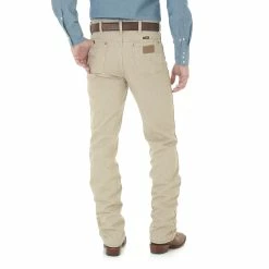 Men's Wrangler Cowboy Cut 936 Slim Fit Jean In Tan 936TAN 2 Men's Wrangler Cowboy Cut 936 Slim Fit Jean In Tan 936TAN -Nigro's Western Store 0936TAN BB01 SWBB PRD