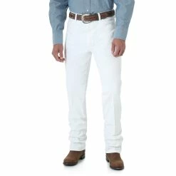 Men's Wrangler Cowboy Cut Slim Fit Jean In White 936WHI