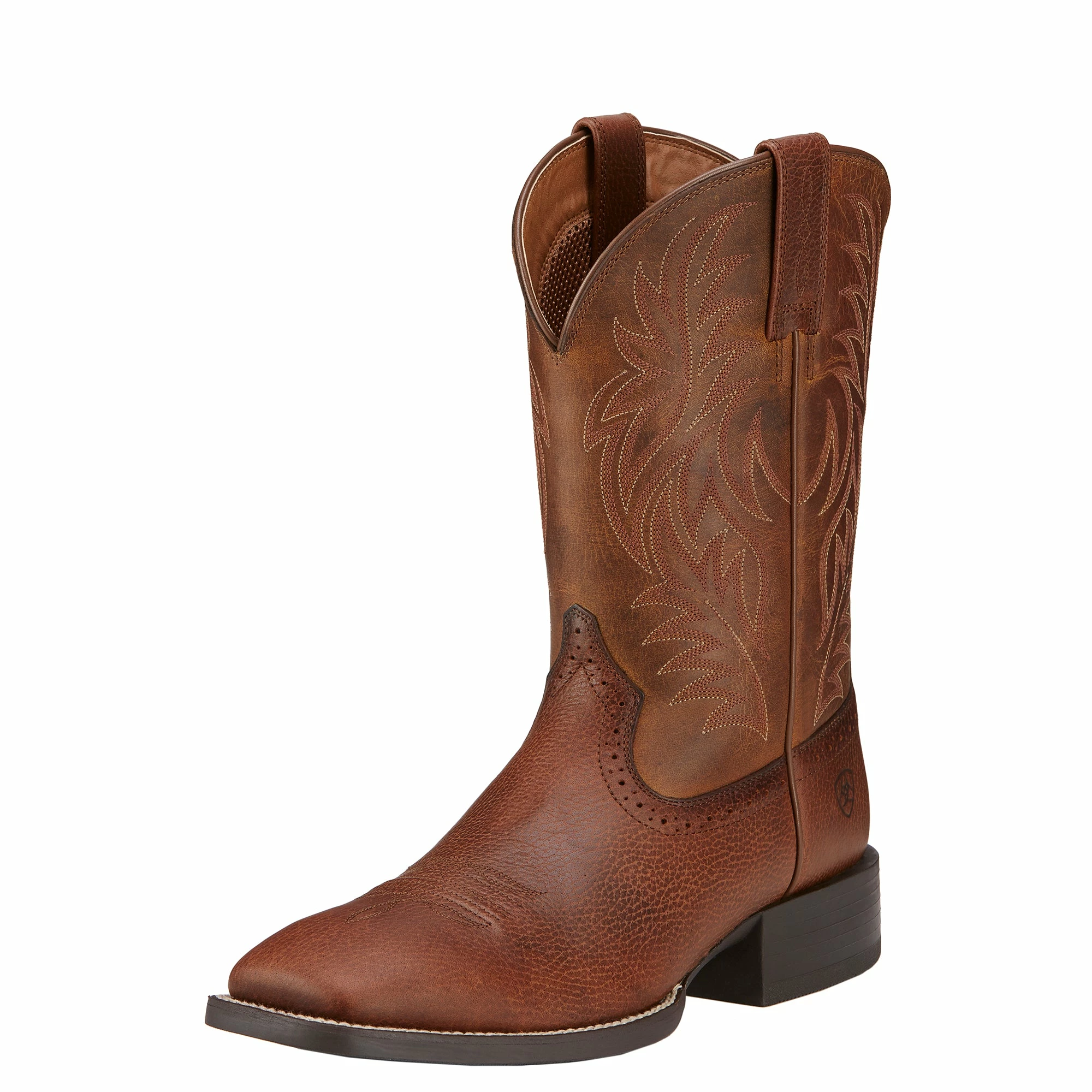 Ariat Men's Sport Western Fiddle Brown - 10016291 1 Ariat Men's Sport Western Fiddle Brown - 10016291