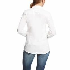 Ladies Ariat Kirby Stretch Long Sleeve Wrinkle Resistant Shirt - 10022065 8 Ladies Ariat Kirby Stretch Long Sleeve Wrinkle Resistant Shirt - 10022065 -Nigro's Western Store 10022065 back
