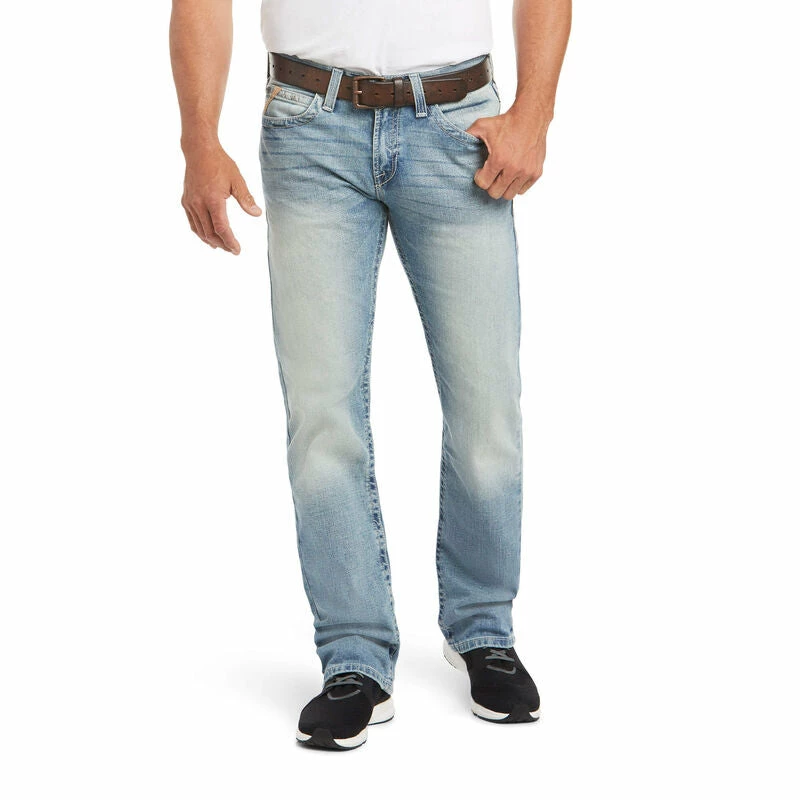 Ariat Men's M7 Rocker Stretch Stirling Stackable Straight Leg Shasta Jean - 10031997 1 Ariat Men's M7 Rocker Stretch Stirling Stackable Straight Leg Shasta Jean - 10031997