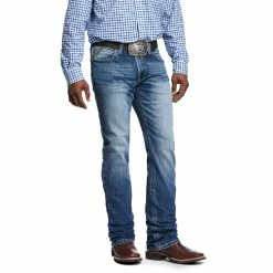 Ariat Apparel Men's Ariat M4 Low Rise Stretch Dakota Stackable Straight Leg Jean - 10032086