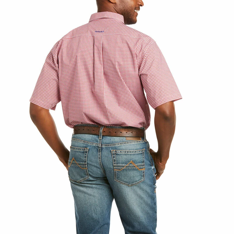 Men's Ariat Pro Series Bruno Stretch Classic Fit Shirt Red Dwarf - 10036410 2 Men's Ariat Pro Series Bruno Stretch Classic Fit Shirt Red Dwarf - 10036410 - Image 2