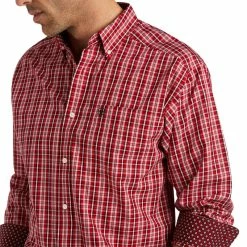 Men's Ariat Wrinkle Free Ace Classic Fit Shirt - 10038092 -Nigro's Western Store 10038092 01