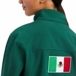 Kids Ariat Team Softshell Mexico Jacket - 10039202 -Nigro's Western Store 10039202 01
