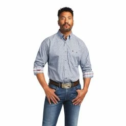 Men's Ariat Relentless Indomitable Stretch Classic Fit Shirt - 10039315 -Nigro's Western Store 10039315 front