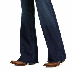 Ladies Ariat Trouser Perfect Rise London Wide Leg Jean - 10039598 7 Ladies Ariat Trouser Perfect Rise London Wide Leg Jean - 10039598 -Nigro's Western Store 10039598 03