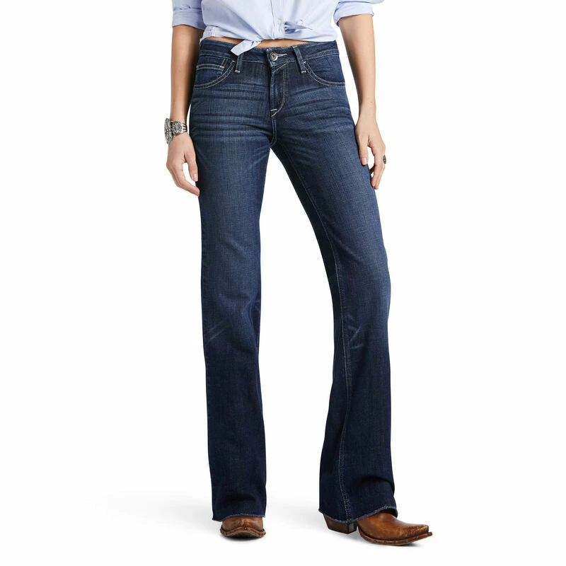 Ladies Ariat Trouser Perfect Rise London Wide Leg Jean - 10039598 1 Ladies Ariat Trouser Perfect Rise London Wide Leg Jean - 10039598