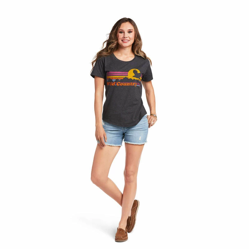 Ladies Ariat Wild Country T-Shirt - 10039970 Ariat Apparel Ladies Ariat Wild Country T-Shirt - 10039970 -Nigro's Western Store 10039970 full