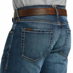 Men's Ariat M5 Straight Stretch Madera Stackable Straight Leg Jean In Heath - 10040124 3 Men's Ariat M5 Straight Stretch Madera Stackable Straight Leg Jean In Heath - 10040124 -Nigro's Western Store 10040124 02