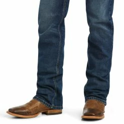 Men's Ariat M5 Straight Stretch Madera Stackable Straight Leg Jean In Heath - 10040124 2 Men's Ariat M5 Straight Stretch Madera Stackable Straight Leg Jean In Heath - 10040124 -Nigro's Western Store 10040124 03