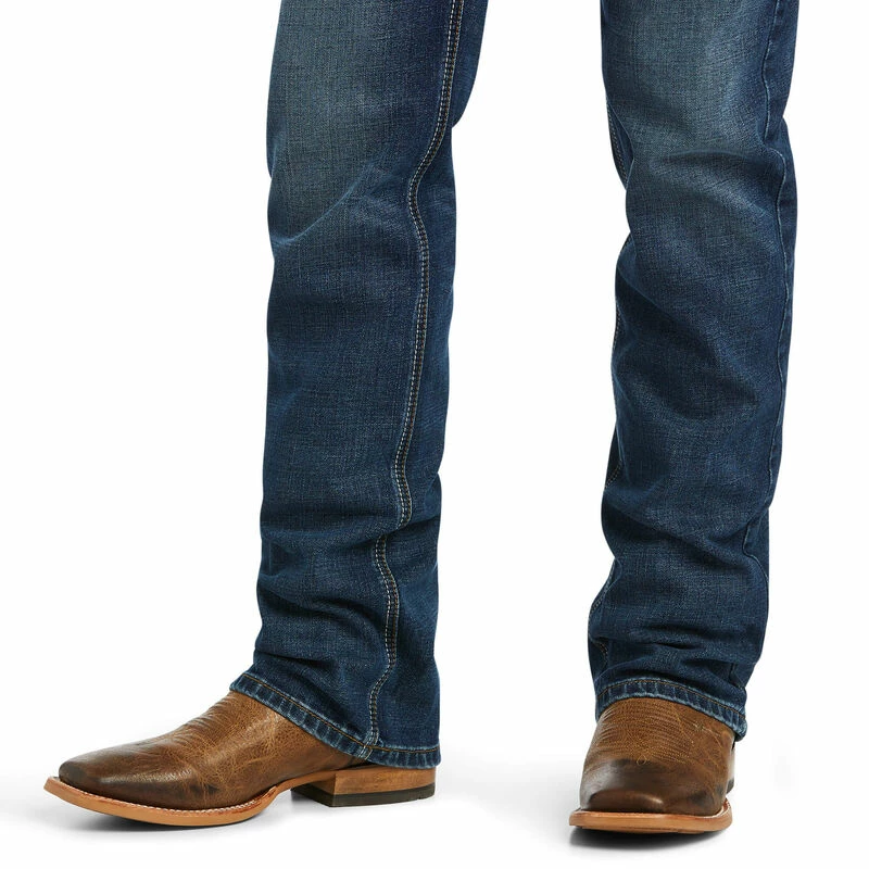 Men's Ariat M5 Straight Stretch Madera Stackable Straight Leg Jean in Heath - 10040124 Men's Ariat M5 Straight Stretch Madera Stackable Straight Leg Jean In Heath - 10040124 -Nigro's Western Store 10040124 03