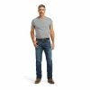 Men's Ariat M5 Straight Stretch Madera Stackable Straight Leg Jean In Heath - 10040124