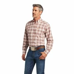 Men's Ariat Pro Series Bryce Stretch Classic Fit Shirt - 10040667 3 Men's Ariat Pro Series Bryce Stretch Classic Fit Shirt - 10040667 -Nigro's Western Store 10040667 front
