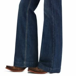 Ariat Apparel Ladies Ariat Trouser Perfect Rise Alana Wide Leg Jean - 10040805 -Nigro's Western Store 10040805 03