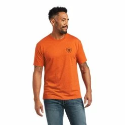 Men's Ariat Diamond Wood T-Shirt - 10040875