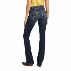 Ladies Ariat REAL Perfect Rise Lexie Boot Cut Jean In Missouri - 10041059 2 Ladies Ariat REAL Perfect Rise Lexie Boot Cut Jean In Missouri - 10041059 -Nigro's Western Store 10041059 back