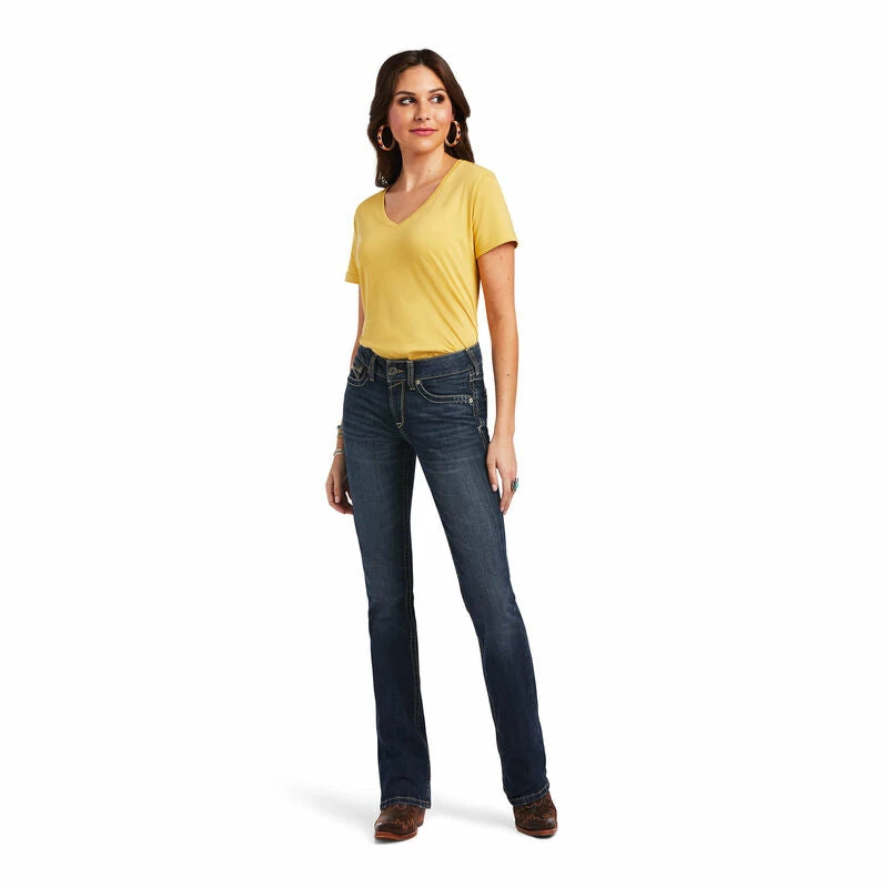 Ladies Ariat REAL Perfect Rise Lexie Boot Cut Jean in Missouri - 10041059 Ladies Ariat REAL Perfect Rise Lexie Boot Cut Jean In Missouri - 10041059 -Nigro's Western Store 10041059 full