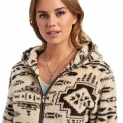 Ladies Ariat REAL Berber Pullover Sweatshirt - 10041455/10041456 -Nigro's Western Store 10041455 02