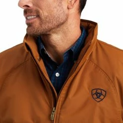 Men's Ariat Team Logo Insulated Concealed Carry Chestnut Jacket - 10041545 - FINAL SALE 8 Men's Ariat Team Logo Insulated Concealed Carry Chestnut Jacket - 10041545 - FINAL SALE -Nigro's Western Store 10041545 01