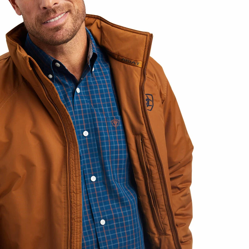Men's Ariat Team Logo Insulated Concealed Carry Chestnut Jacket - 10041545 - FINAL SALE 3 Men's Ariat Team Logo Insulated Concealed Carry Chestnut Jacket - 10041545 - FINAL SALE - Image 3
