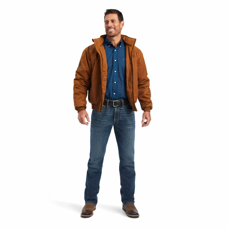 Men's Ariat Team Logo Insulated Concealed Carry Chestnut Jacket - 10041545 - FINAL SALE 5 Men's Ariat Team Logo Insulated Concealed Carry Chestnut Jacket - 10041545 - FINAL SALE - Image 5