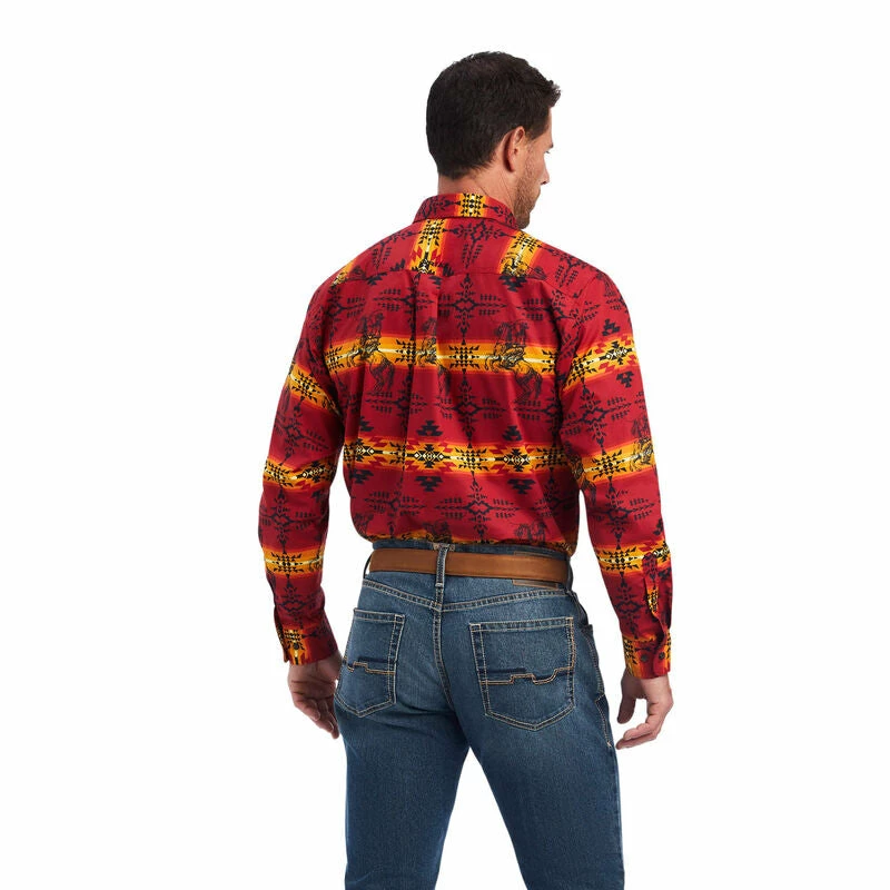 Men's Ariat Nathaniel Classic Fit Shirt - 10041561 Men's Ariat Nathaniel Classic Fit Shirt - 10041561 -Nigro's Western Store 10041561 back