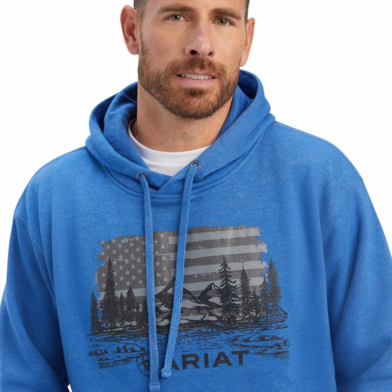 Ariat Land of the Free Classic Hoodie Sweatshirt - 10041718 Ariat Land Of The Free Classic Hoodie Sweatshirt - 10041718 -Nigro's Western Store 10041718 01