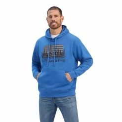 Ariat Land Of The Free Classic Hoodie Sweatshirt - 10041718 3 Ariat Land Of The Free Classic Hoodie Sweatshirt - 10041718 -Nigro's Western Store 10041718 front