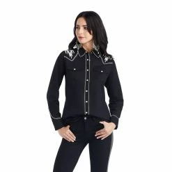 Ladies Ariat Retro Snap Chimayo Shirt - 10042139 -Nigro's Western Store 10042139 front 1