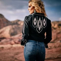 Ladies Ariat Retro Snap Chimayo Shirt - 10042139