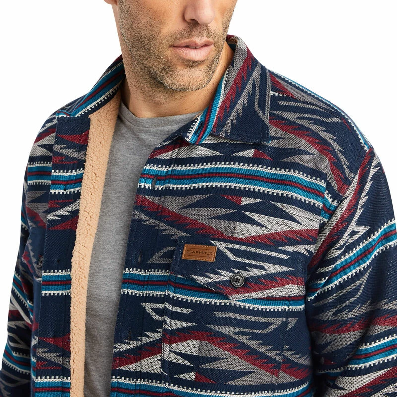 Men's Retro Chimayo Shirt Jacket - 10042191 - FINAL SALE Ariat Men's Retro Chimayo Shirt Jacket - 10042191 - FINAL SALE -Nigro's Western Store 10042191 02