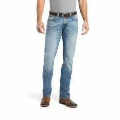 Men's Ariat M4 Madera Straight Leg Jean In Shasta - 10042209 -Nigro's Western Store 10042209 front