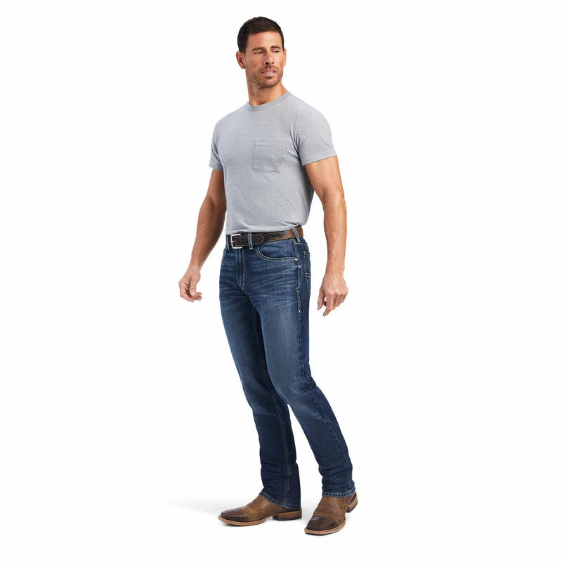 Men's Ariat M1 Remy Stackable Straight Jean In Bradford - 10042213 1 Men's Ariat M1 Remy Stackable Straight Jean In Bradford - 10042213
