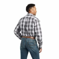 Men's Ariat Pro Series Wallace Classis Fit Shirt - 10042279 -Nigro's Western Store 10042279 back