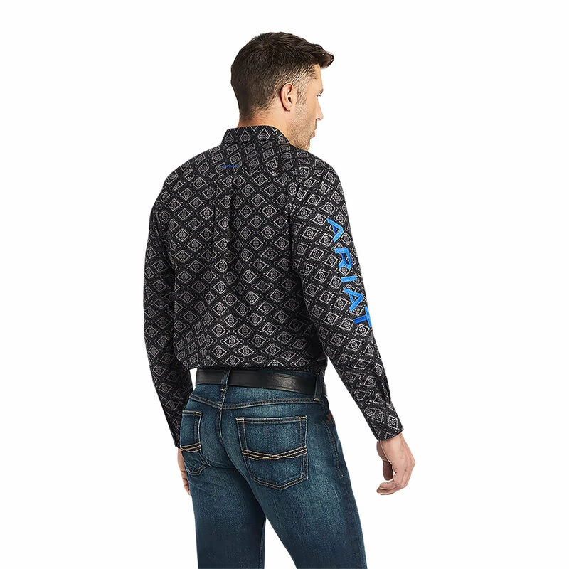 Men's Ariat Team Clyde Fitted Shirt - 10042354 Men's Ariat Team Clyde Fitted Shirt - 10042354 -Nigro's Western Store 10042354 back