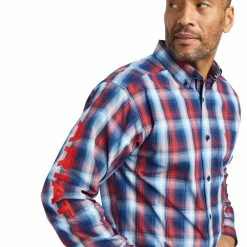 Men's Ariat Pro Series Team Corey Fitted Shirt - 10042359 -Nigro's Western Store 10042359 01