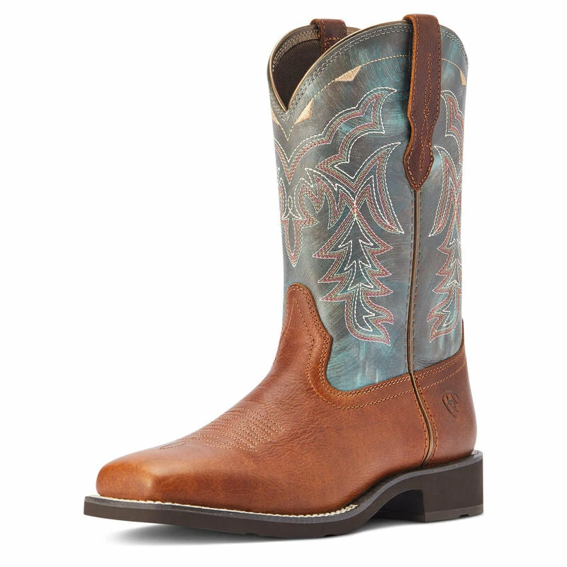 Women's Ariat Delilah Western Boot Spiced Cider - 10042420 Women's Ariat Delilah Western Boot Spiced Cider - 10042420 -Nigro's Western Store 10042420 3 4 front
