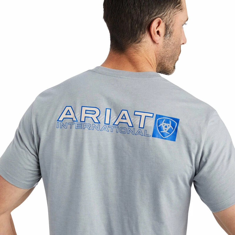 Men's Ariat Linear Octane T-Shirt - 10042761 2 Men's Ariat Linear Octane T-Shirt - 10042761 - Image 2