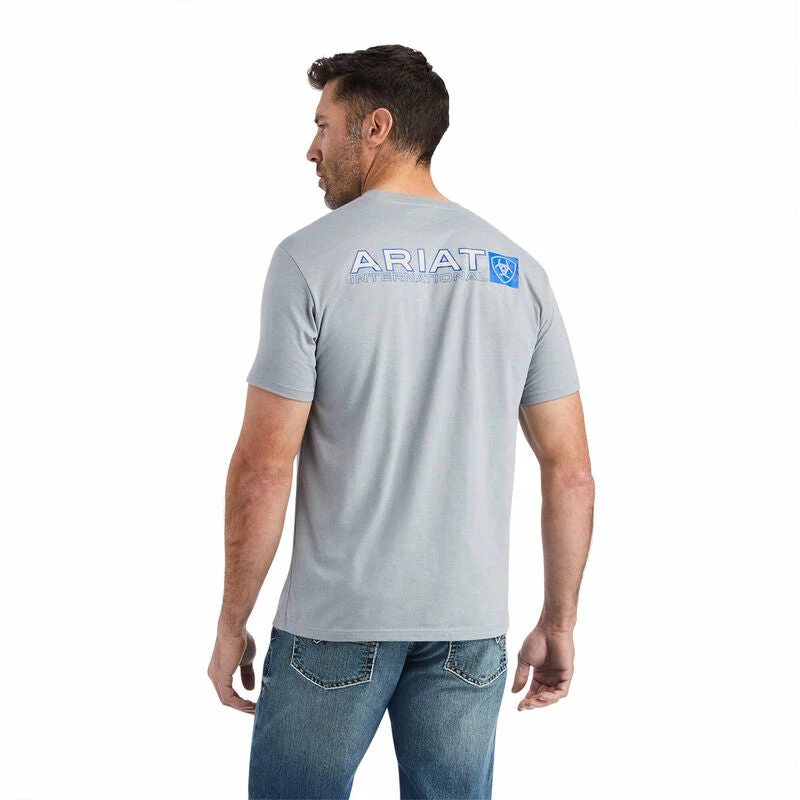 Men's Ariat Linear Octane T-Shirt - 10042761 3 Men's Ariat Linear Octane T-Shirt - 10042761 - Image 3