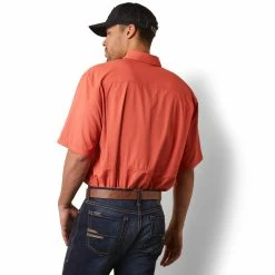 Nigro's Western Store #1 Men's Ariat VentTEK Outbound Classic Fit Short Sleeve Shirt - 10043347 7 Nigro's Western Store #1 Men's Ariat VentTEK Outbound Classic Fit Short Sleeve Shirt - 10043347 -Nigro's Western Store 10043347 back