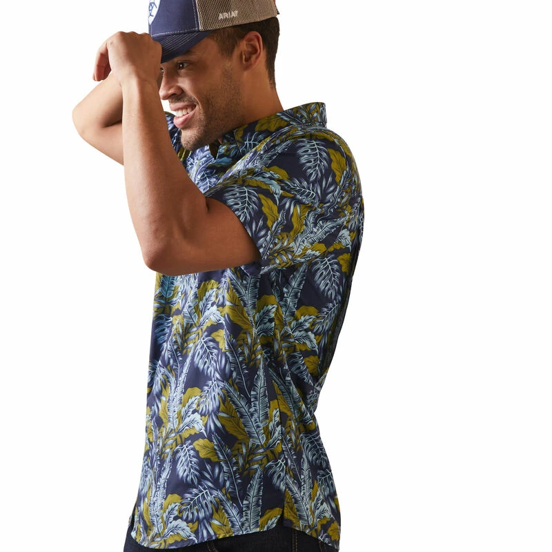 Nigro's Western Store #1 Men's Ariat VentTek Outbound Fitted Shirt - 10043427 4 Nigro's Western Store #1 Men's Ariat VentTek Outbound Fitted Shirt - 10043427 - Image 4