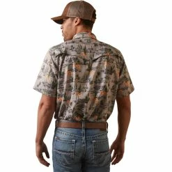 Nigro's Western Store #1 Men's Ariat VentTEK Western Fitted Shirt - 10043431 7 Nigro's Western Store #1 Men's Ariat VentTEK Western Fitted Shirt - 10043431 -Nigro's Western Store 10043431 back