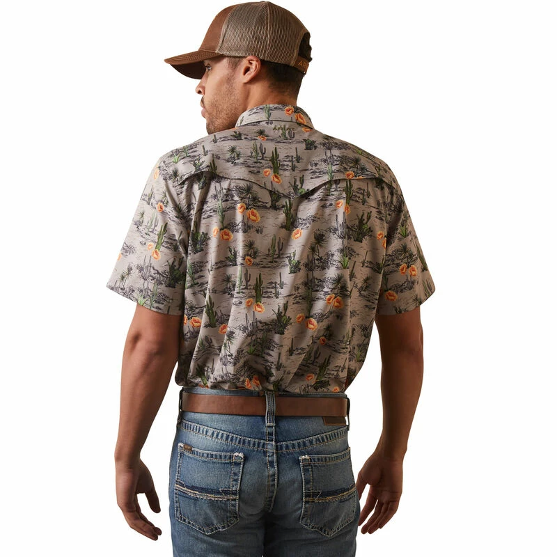 Nigro's Western Store #1 Men's Ariat VentTEK Western Fitted Shirt - 10043431 3 Nigro's Western Store #1 Men's Ariat VentTEK Western Fitted Shirt - 10043431 - Image 3