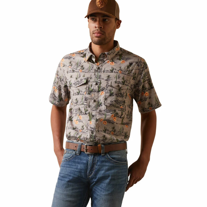 Nigro's Western Store #1 Men's Ariat VentTEK Western Fitted Shirt - 10043431 2 Nigro's Western Store #1 Men's Ariat VentTEK Western Fitted Shirt - 10043431 - Image 2