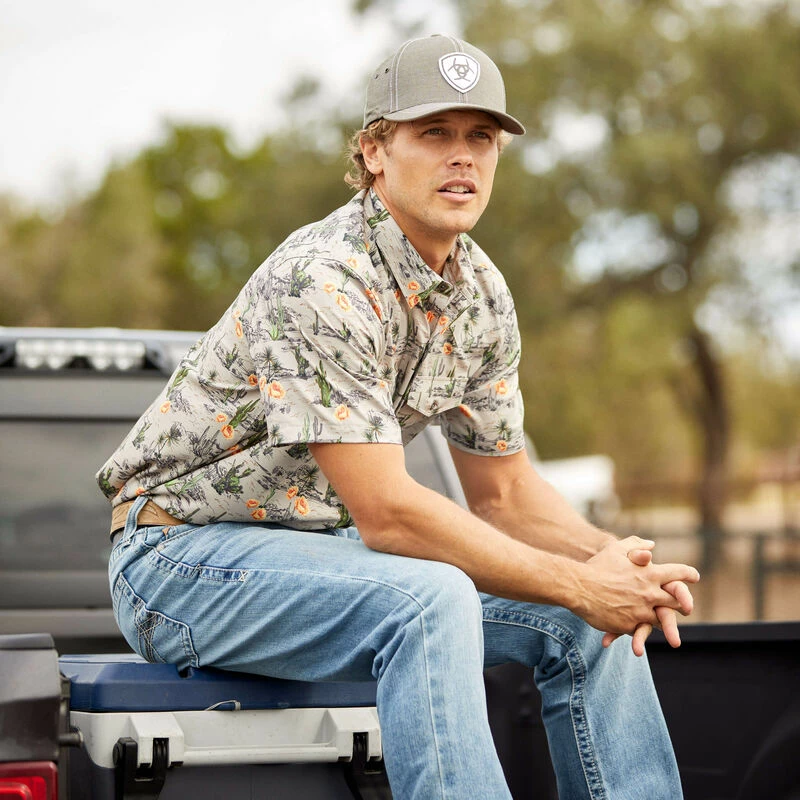 Nigro's Western Store #1 Men's Ariat VentTEK Western Fitted Shirt - 10043431 1 Nigro's Western Store #1 Men's Ariat VentTEK Western Fitted Shirt - 10043431