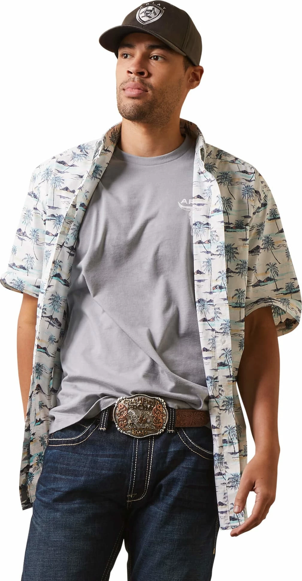 Men's Ariat Neymar Classic Short Sleeve Shirt - 10043619 Men's Ariat Neymar Classic Short Sleeve Shirt - 10043619 -Nigro's Western Store 10043619 front