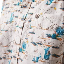 Nigro's Western Store #1 Men's Ariat Krish Classic Fit Short Sleeve Shirt - 10043639 3 Nigro's Western Store #1 Men's Ariat Krish Classic Fit Short Sleeve Shirt - 10043639 -Nigro's Western Store 10043639 02