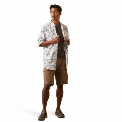 Nigro's Western Store #1 Men's Ariat Krish Classic Fit Short Sleeve Shirt - 10043639 2 Nigro's Western Store #1 Men's Ariat Krish Classic Fit Short Sleeve Shirt - 10043639 -Nigro's Western Store 10043639 full