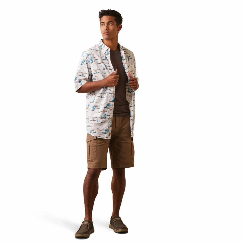 Men's Ariat Krish Classic Fit Short Sleeve Shirt - 10043639 Nigro's Western Store #1 Men's Ariat Krish Classic Fit Short Sleeve Shirt - 10043639 -Nigro's Western Store 10043639 full